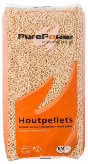 Pure Power EN+ a1 naaldhout 5-sterren houtpellets 66 zakken van 15kg, 990 kg thuisbezorgd