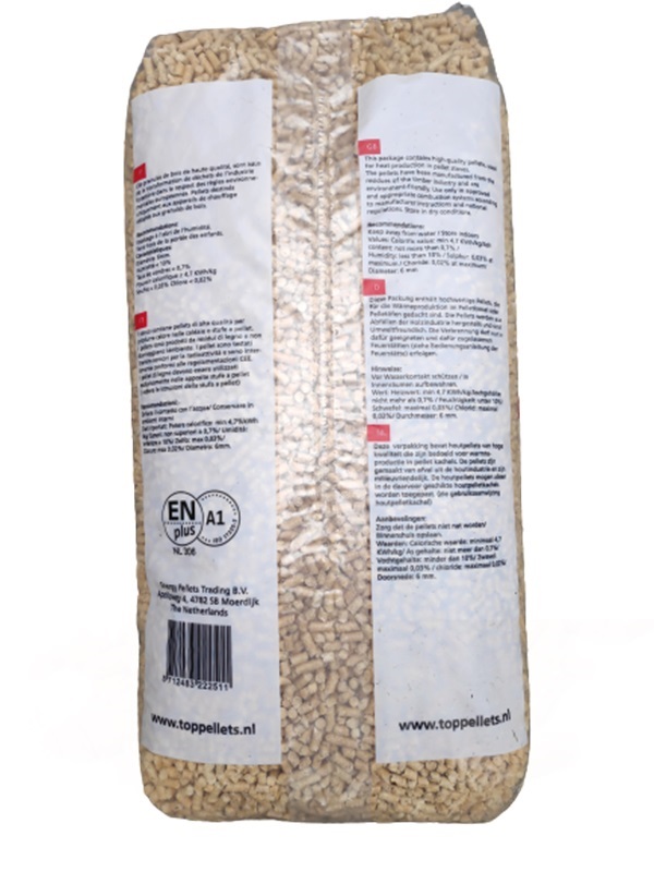 Top Pellets Excellent naaldhoutpellets ENplus a1, 66 zakken a 15 kg, 990 kg, thuisbezorgd